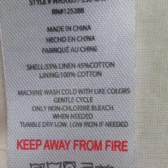 Jason Wu 2-PC Crop Top PantSuit (L) TAN w/gold flecks shines NWT - Picture 12 of 15